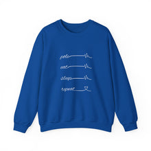 Load image into Gallery viewer, Unisex &quot;Pole Eat Sleep Repeat&quot; Crewneck Sweatshirt
