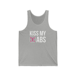 "Kiss My Abs" Unisex Jersey Tank