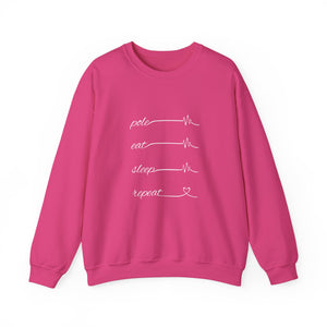 Unisex "Pole Eat Sleep Repeat" Crewneck Sweatshirt