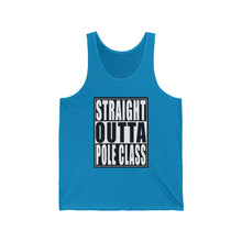 Load image into Gallery viewer, Straight Outta Pole Class Unisex Jersey Tank
