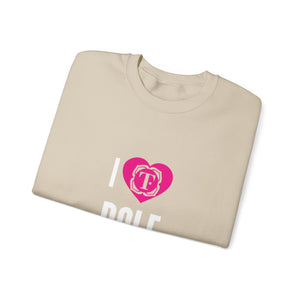 Unisex "I Heart Pole" Crewneck Sweatshirt