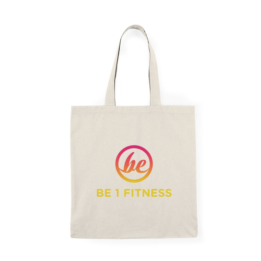 BE1 Fitness logo Natural Tote Bag