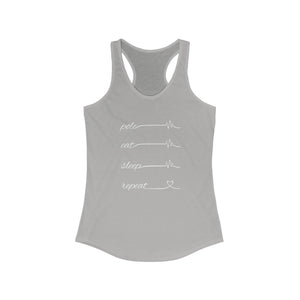 Pole Eat Sleep Repeat Racerback Tank