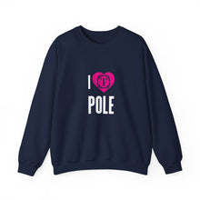 Load image into Gallery viewer, Unisex &quot;I Heart Pole&quot; Crewneck Sweatshirt
