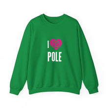 Load image into Gallery viewer, Unisex &quot;I Heart Pole&quot; Crewneck Sweatshirt
