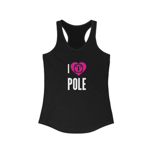 I heart Pole Racerback Tank