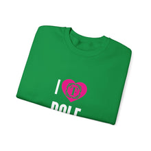 Load image into Gallery viewer, Unisex &quot;I Heart Pole&quot; Crewneck Sweatshirt
